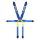 TRS PRO 6 Point Single Seater Harness 3X2