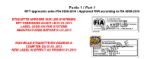 HANS device labelling
