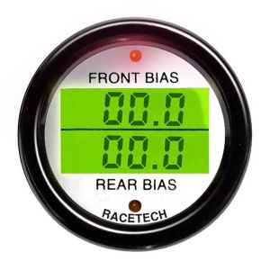 Racetech Electrical Dual Front & Rear Brake Bias Gauge (DG205)