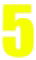 Hi-Vis S200-5 MSA number stickers