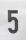 7" Race Numbers in Black (Individual Numbers)