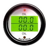 Racetech Electrical Dual Oil Temperature & Oil Temperature Gauge (DG209)