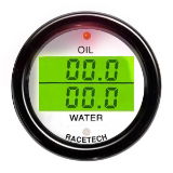 Racetech Electrical Dual Oil Temperature & Water Temperature Gauge (DG203)