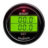 Racetech Electrical Dual Boost & EGT Gauge (DG211)