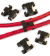 Dual plug wire separators 