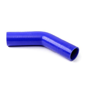 38mm Blue Silicone Hose 45° Reducer