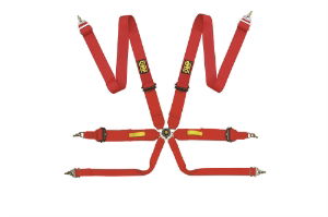 HARNESS TECNICA 3 FIA 8853-2016 PULL UP RED