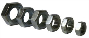 zinc plated metric lock nuts