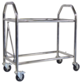 BG Racing Stainless Steel Wheel/Tyre Trolley (Low Level)