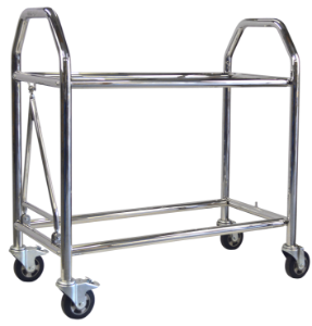 BG Racing Stainless Steel Wheel/Tyre Trolley (Low Level)