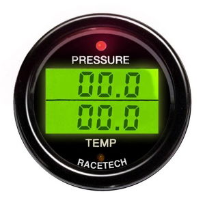 Racetech Electrical Dual Pressure & Temperature Gauge (DG213)