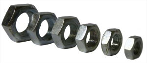 Zinc plated imperial lock nuts