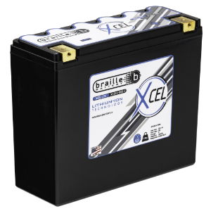 Braille Battery Xcel-Lite Lithium 20 Ah Battery (248X96X205)