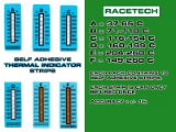 Racetech self adhesvive temperature strips