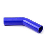 41mm Blue Silicone Hose 45° Reducer